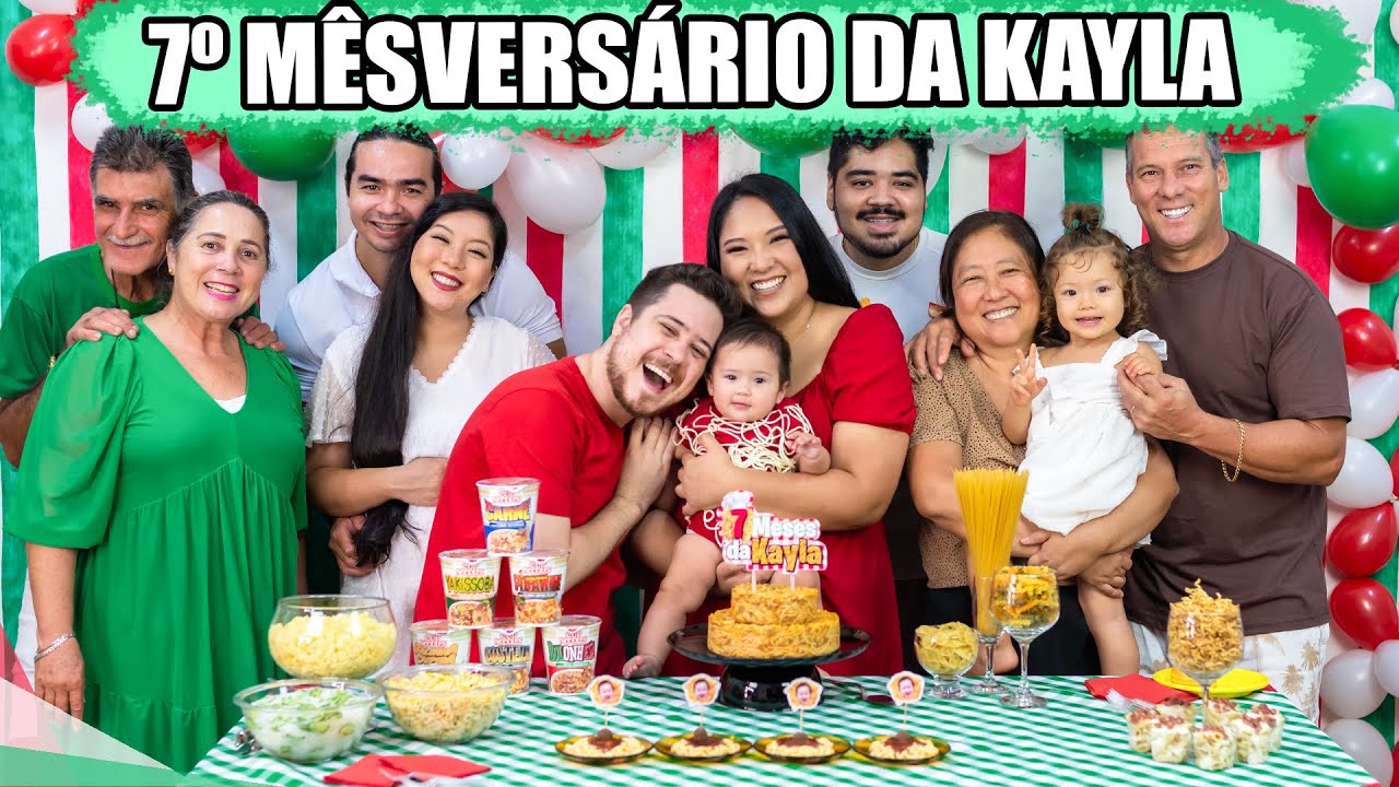 SÉTIMO MÊSVERSÁRIO DA KAYLA | Blog das irmãs