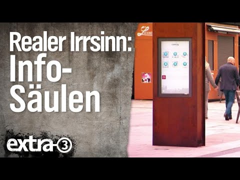 Realer Irrsinn: Info-Säulen in Limburg | extra 3 | NDR