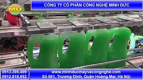 Công ty Minh Đức chuyên chế tạo máy chiết rót đóng chai tự động