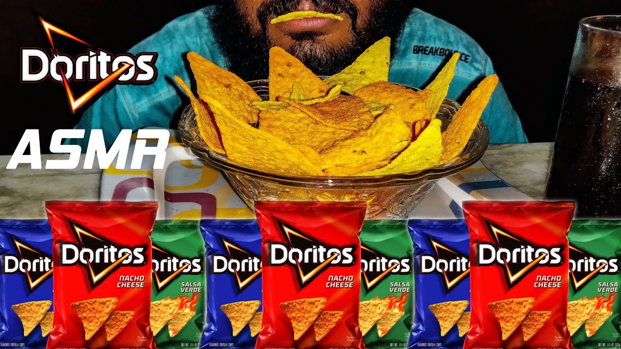 ASMR DORITOS CHIPS Extreme Crunchy Eating Sounds MUKBANG Real Eating