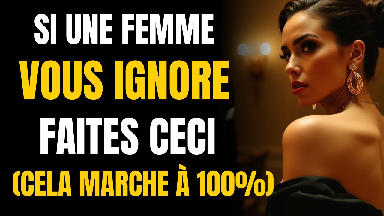 Quand une femme s'éloigne de vous et vous IGNORE... Faites ceci ! | Stoïcisme séduisant