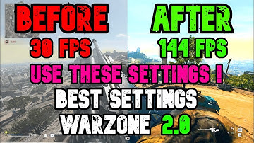 Best PC Settings for COD Warzone 2 (Optimize FPS & Visibility) FOR ANY PC - ✅*NEW UPDATE* (Season 1)