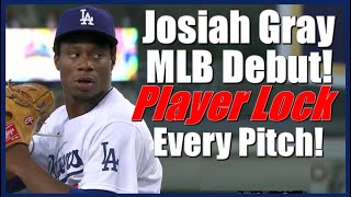 Josiah Gray Dodgers MLB Debut Player Lock - Every Pitch From First Start. Dodgers vs Giants 7/20/21.