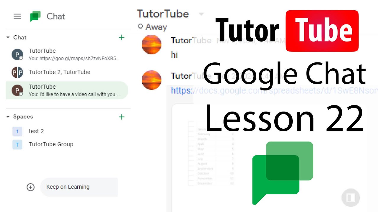 Google Chat Tutorial - Lesson 22 - Delete Conversation - YouTube