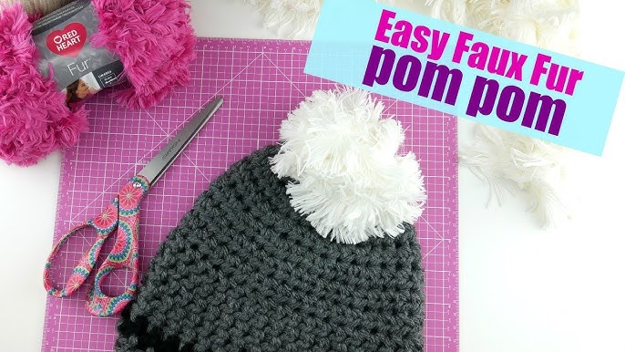 DIY Snap On Faux Fur Poms — Meghan Makes Do