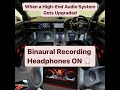 Porsche taycan turbo highend audio system demo  binaural recording  accuton mundorf zapco jl