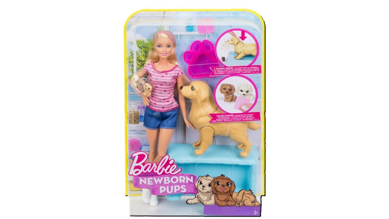 barbie newborn pups doll