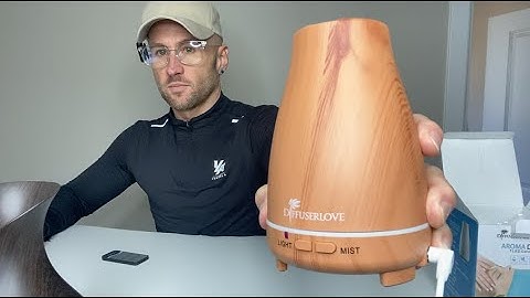 Finally, a Tiny Essential Oil Diffuser Perfect For a Desk Mood Vibe REVIEW (DIFFUSERLOVE)