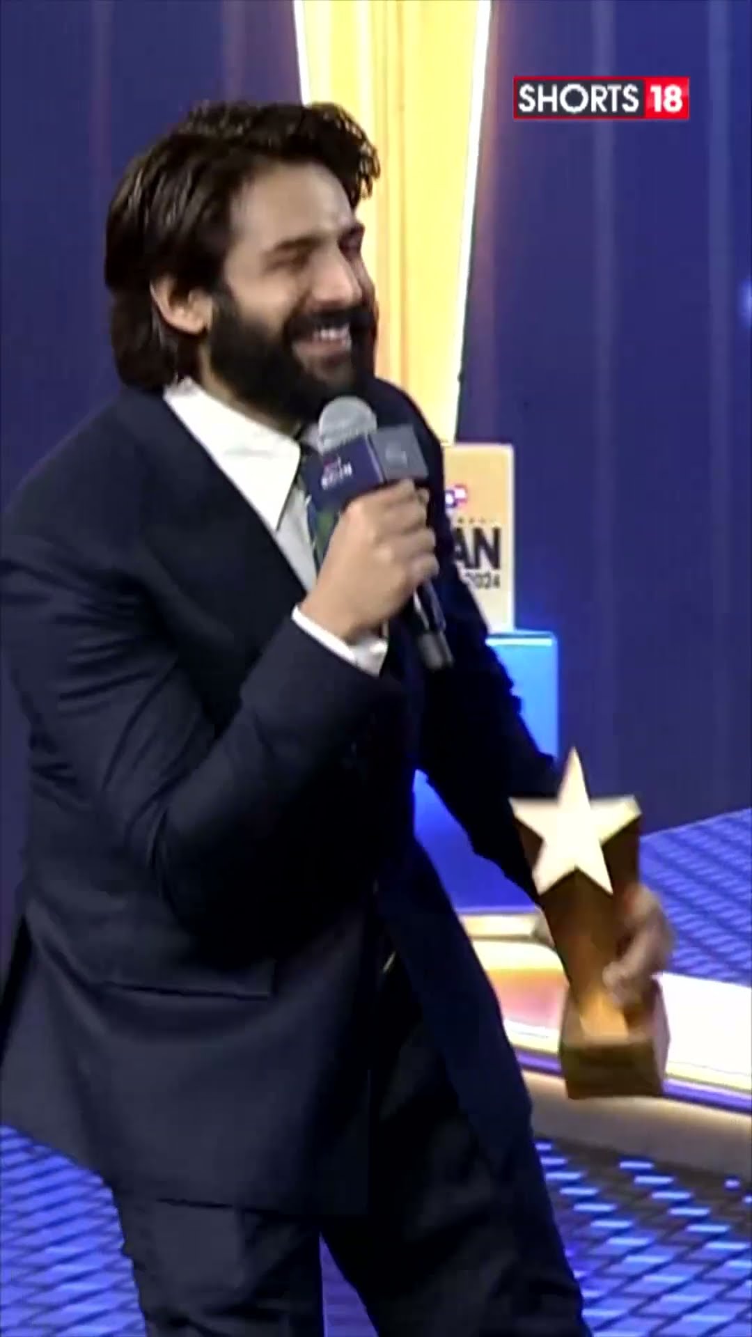 Kartik Aryan Boxing With Anand Narasimhan At Indian Of The Year Awards 2024 | N18S | #shorts