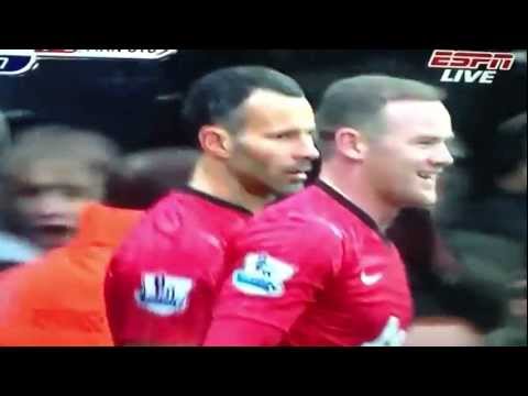 Ryan Giggs Goal Manchester United Vs QPR  2-0 (23-02-2013)