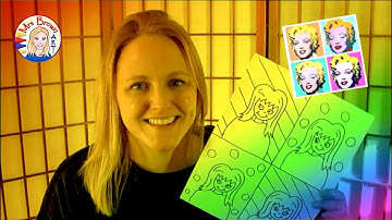 Pop Art Self Portrait 2-4 (Mrs. Brown • Art ®)