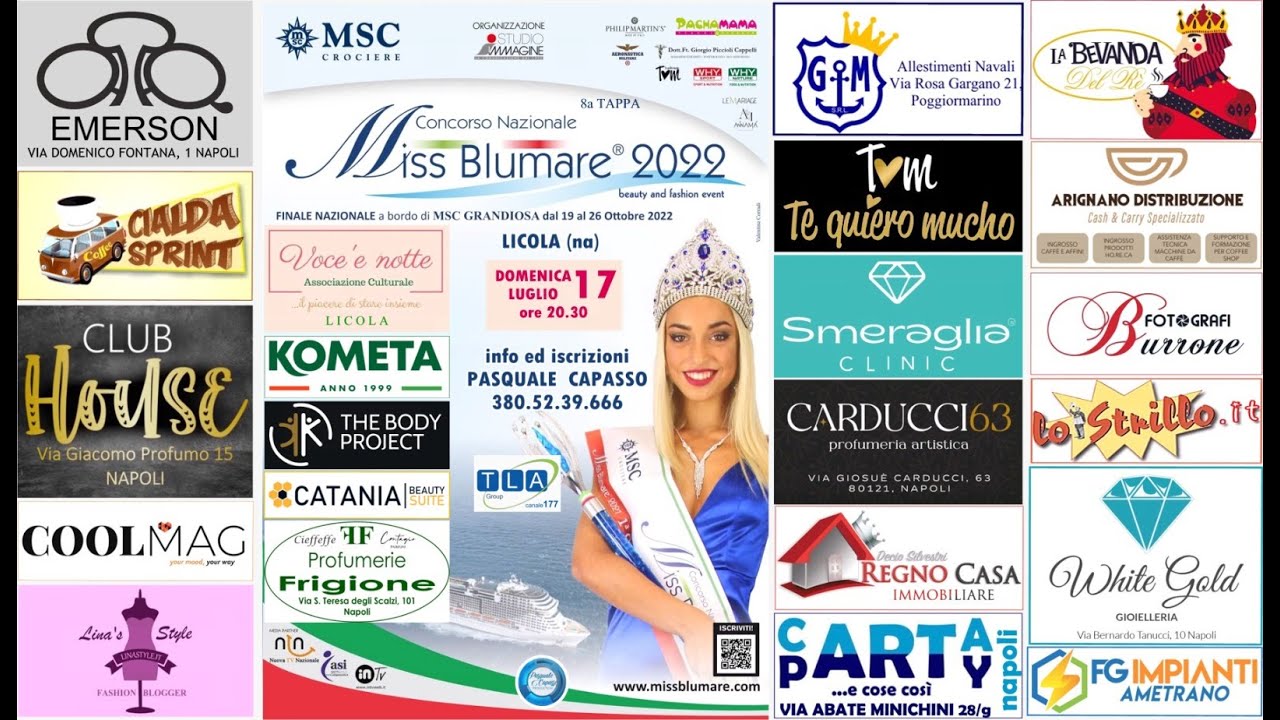 Miss Blumare 2022 8a Tappa 17 Luglio 2022 | TLA TV Canale 177 - YouTube