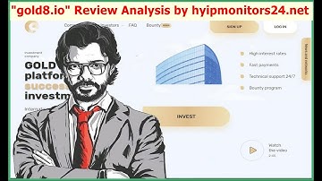 "gold8.io" Review Analysis by hyipmonitors24.net
