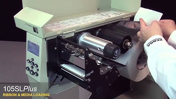 วิธีใส่ กระดาษ ริบบอน 105SLPlus_ Ribbon & Media Loading ปริ้นเตอร์ บาร์โค้ด