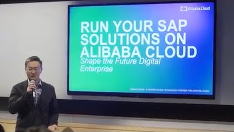 Alibaba Cloud x SAP SAPPHIRE | Run Your SAP Solutions on Alibaba Cloud