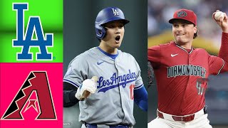 Los Angeles Dodgers Vs. Arizona Diamondbacks May 20, 2024 Game Highlights | MLB Season 2024