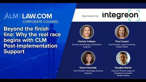 ALM/Law.com - Beyond the finish line: Why the real race begins with CLM Post-Implementation Support
