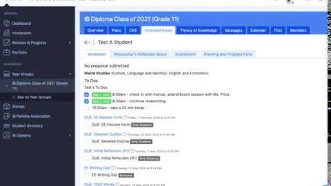 How to Create a To-Do List on ManageBac