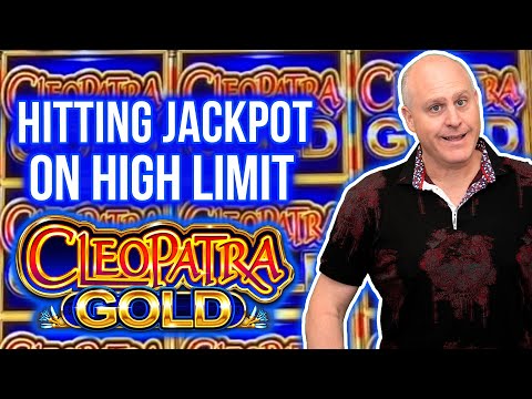 Hitting Jackpot on High Limit Cleopatra Gold!