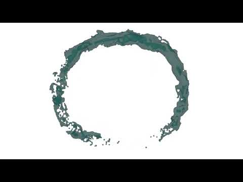 water going around in circle animation