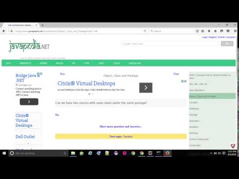 Can we have two classes with same name under the same package? - javapedia.net