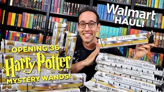 I OPENED 36 HARRY POTTER MYSTERY WANDS SERIES 3 FROM WALMART
