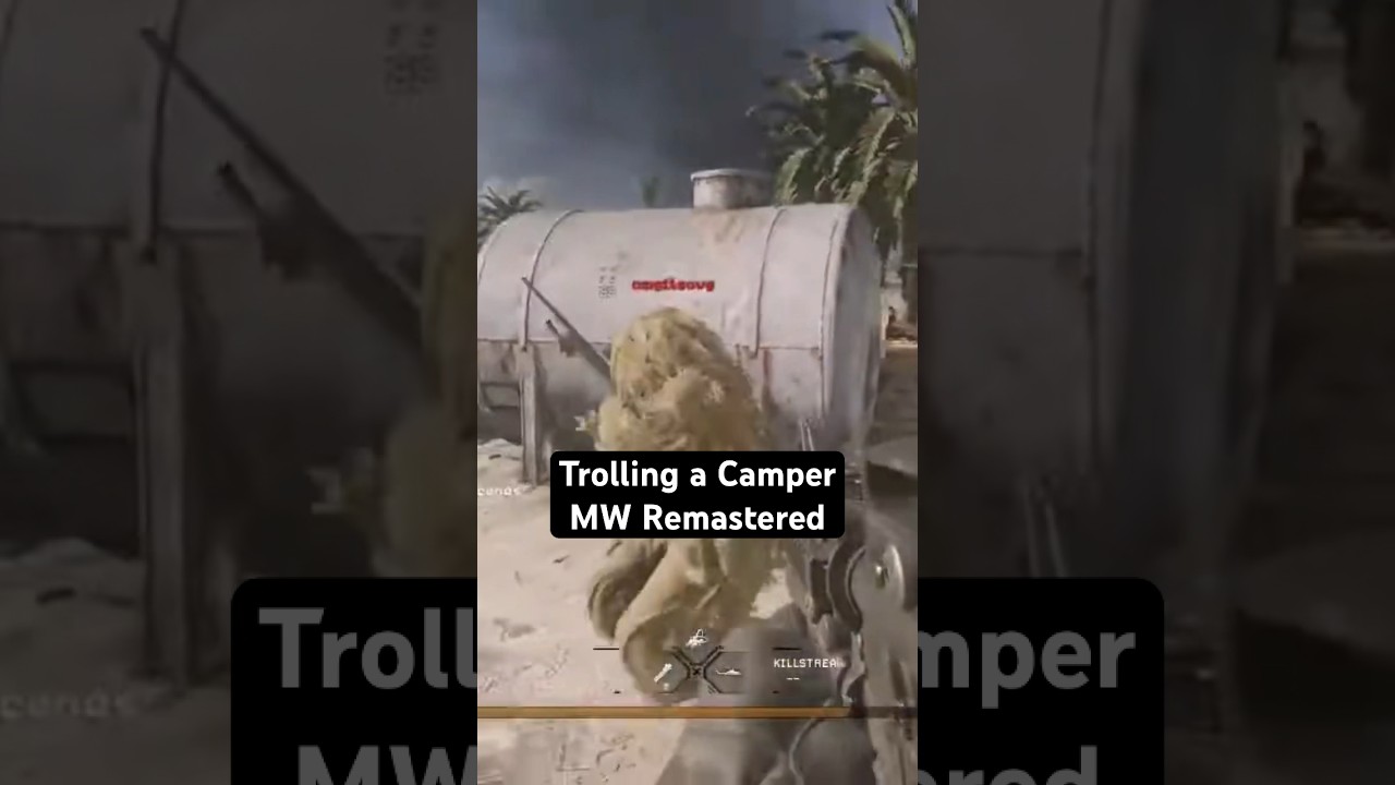 Trolling a Camper - COD MW Remastered 