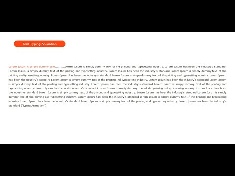 Type Writer Text Animation using HTML, CSS & JS - SFC.