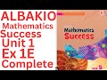 Albakio mathematics success class 5 Unit 1 Ex 1E complete @ytacademy198