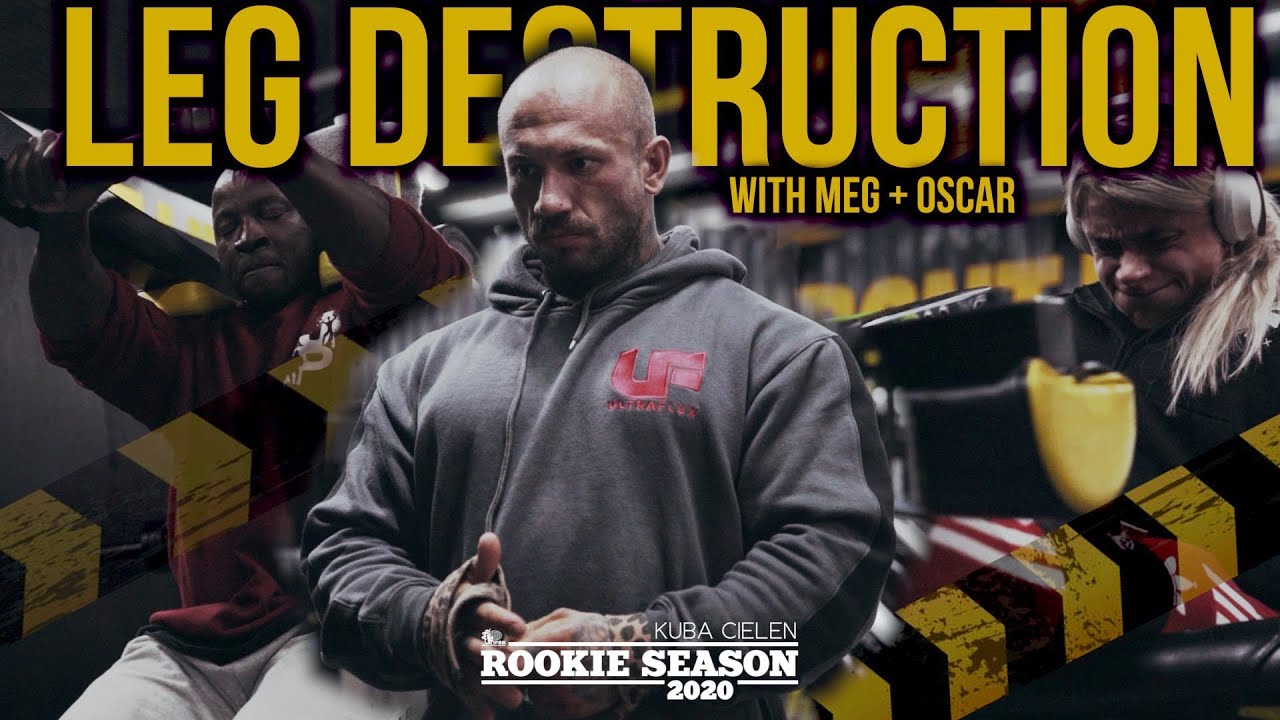 KUBA CIELEN // pre show LEG DESTRUCTION with Meg + Oscar // ROOKIE SEASON