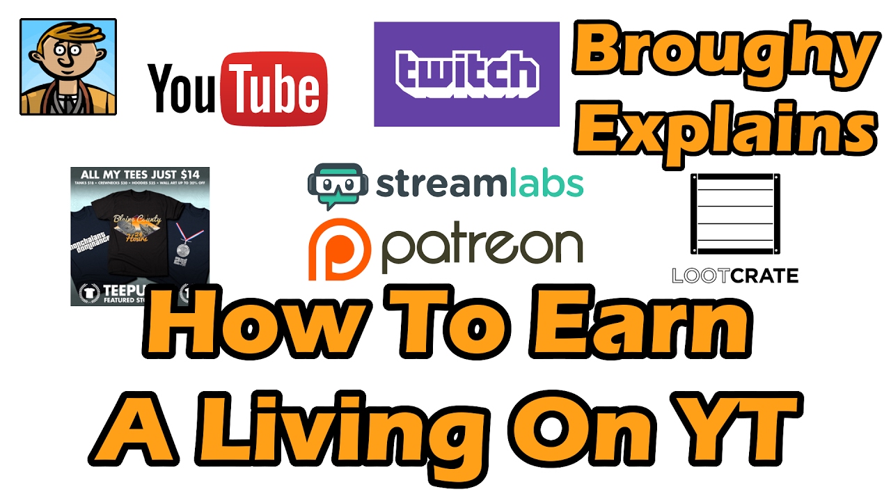 How To Earn A Living On YouTube Broughy Explains YouTube