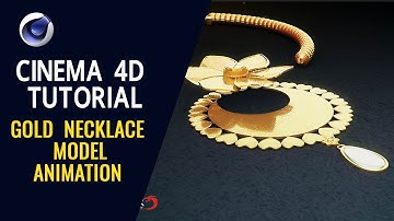Gold Necklace Model Animation - Cinema 4D Tutorial