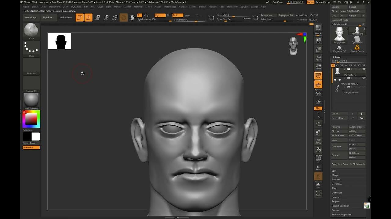 how to Assign a hotkey to a brush in Zbrush, Quick Tutorial YouTube