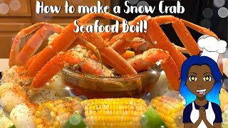 HOW TO MAKE A SNOW CRAB SEAFOOD BOIL