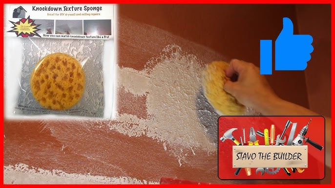 The Secret to Knockdown Texture with a Sponge! 