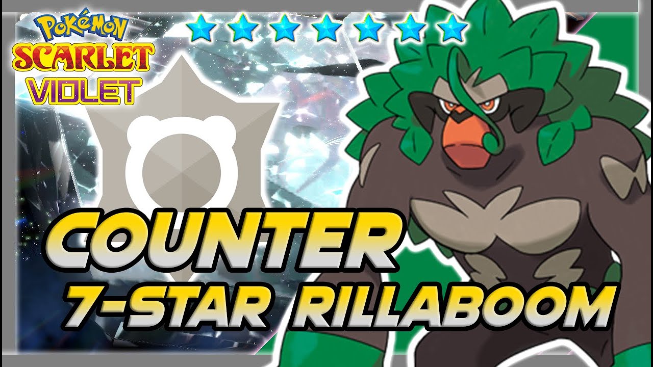 Pokemon Rillaboom Build How to BEAT 7 STAR RILLABOOM in Pokemon Scarlet and Violet (9 BEST ...