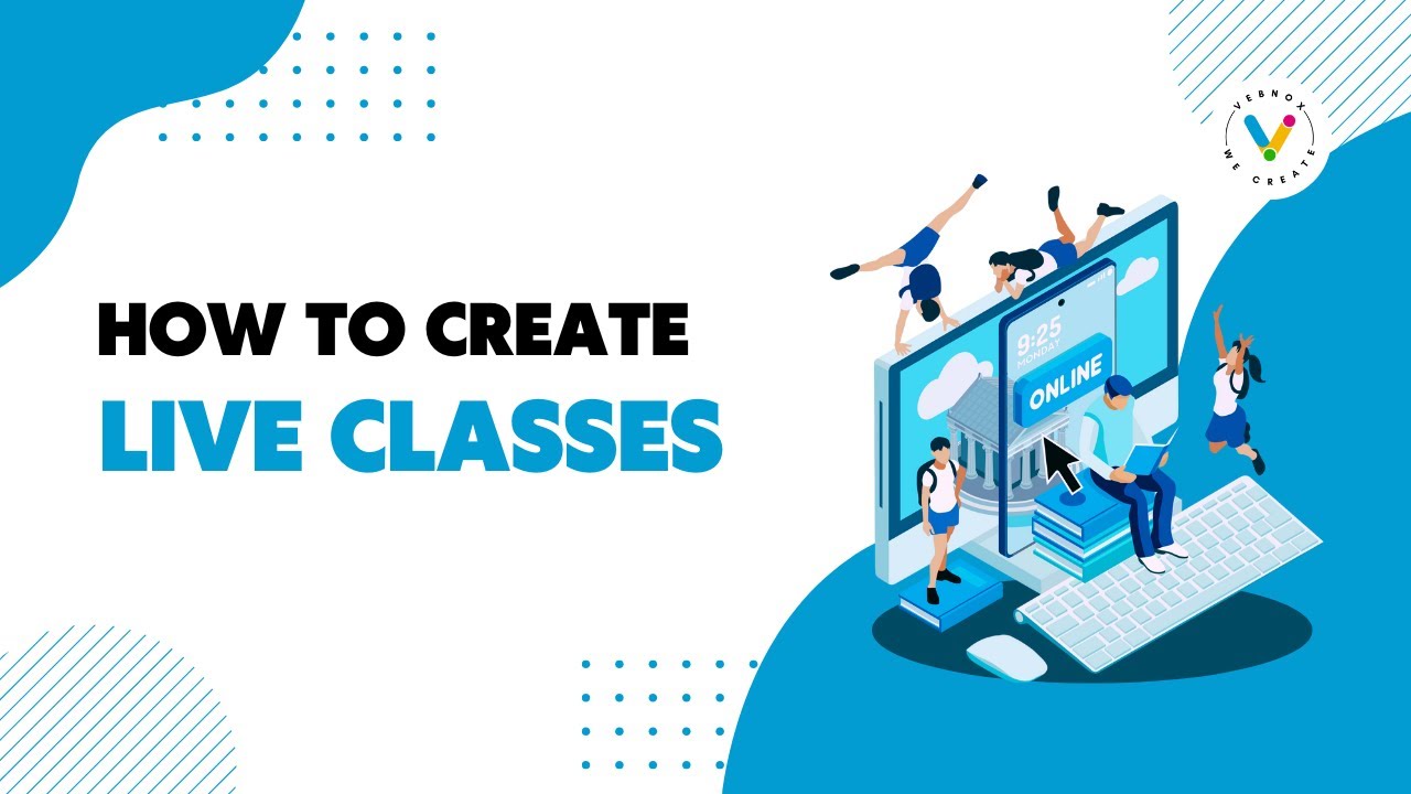 How to create live classes - YouTube