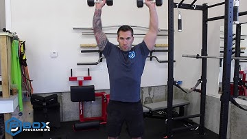 Dumbbell Cuban Press