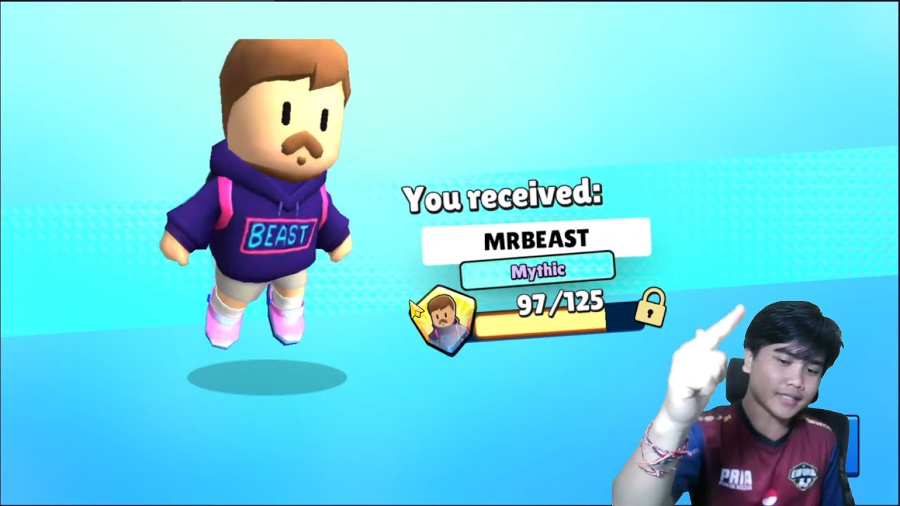 NOVA BETA DO MR BEAST NO STUMBLE GUYS