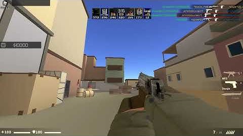 Found a hacker using flying hack and aimbots in counter blox.