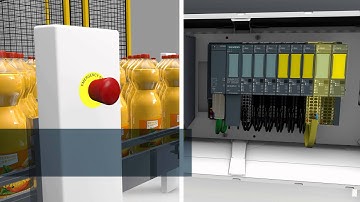 Emergency stop on the conveyor belt