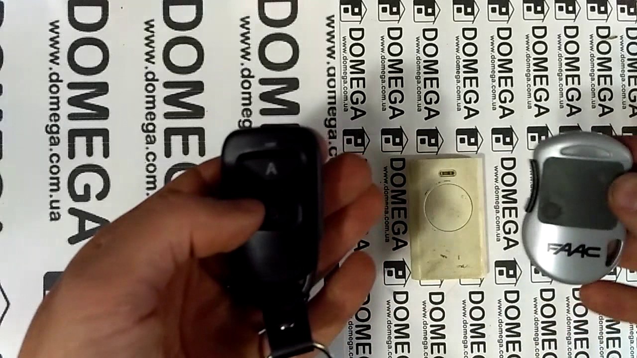 Дубликат пульта FAAC для ворот и шлагбаума. Инструкция - YouTube