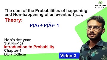 Sum of Probabilities of an Event and Its Complement