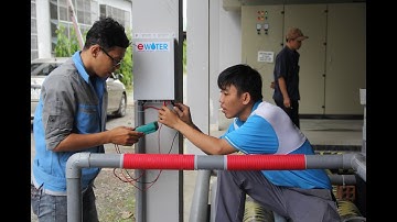 Thiết bị xử lý cáu cặn EWATER- Kết quả không thể ngờ  sau 1 tháng.