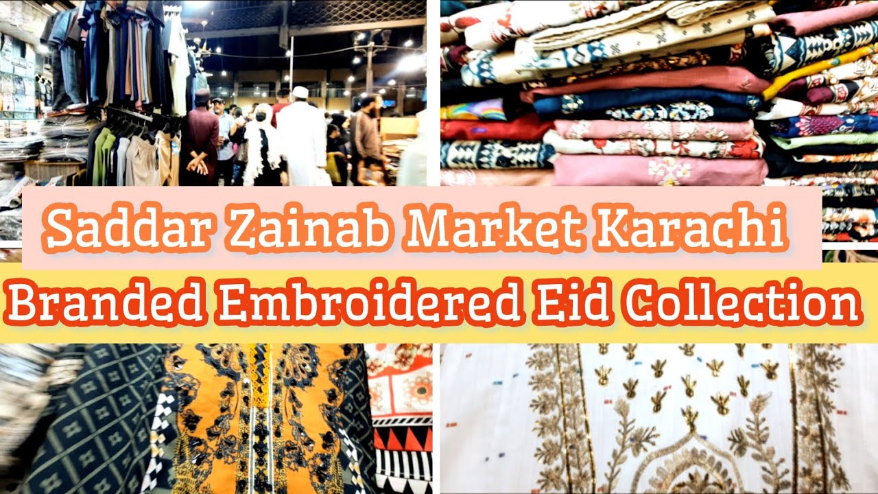 New Embroidered Collection | Eid 2025 | Saddar Zainab Market | Aleena Vlogs