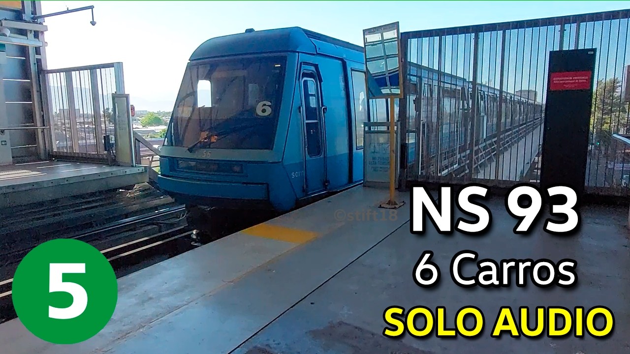 GEC-Alsthom NS 93 1a Serie - 50 Años de Metro de Santiago - Revisión Sonora