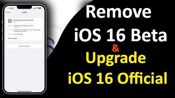 How to Remove iOS 16 Beta & Upgrade iOS 16 Official | Upgrade/Downgrade | Apple info