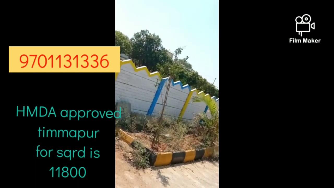 HMDA approved layout in timmapur