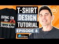 How to Design a TShirt #8 | Bring On The Sunshine Vintage Sunset Shirt using Affinity Designer