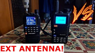 Tidradio H3 batte Quansheng uv-k5 nella prova di ricezione con antenna esterna